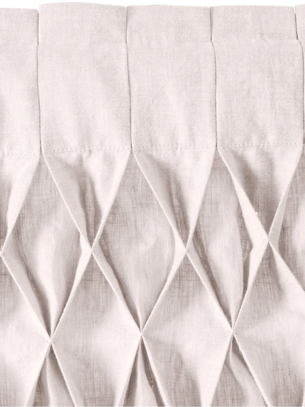 Rachel Ashwell's Simply Shabby Chic  white smocked/pintuck  1/ Curtain Panel